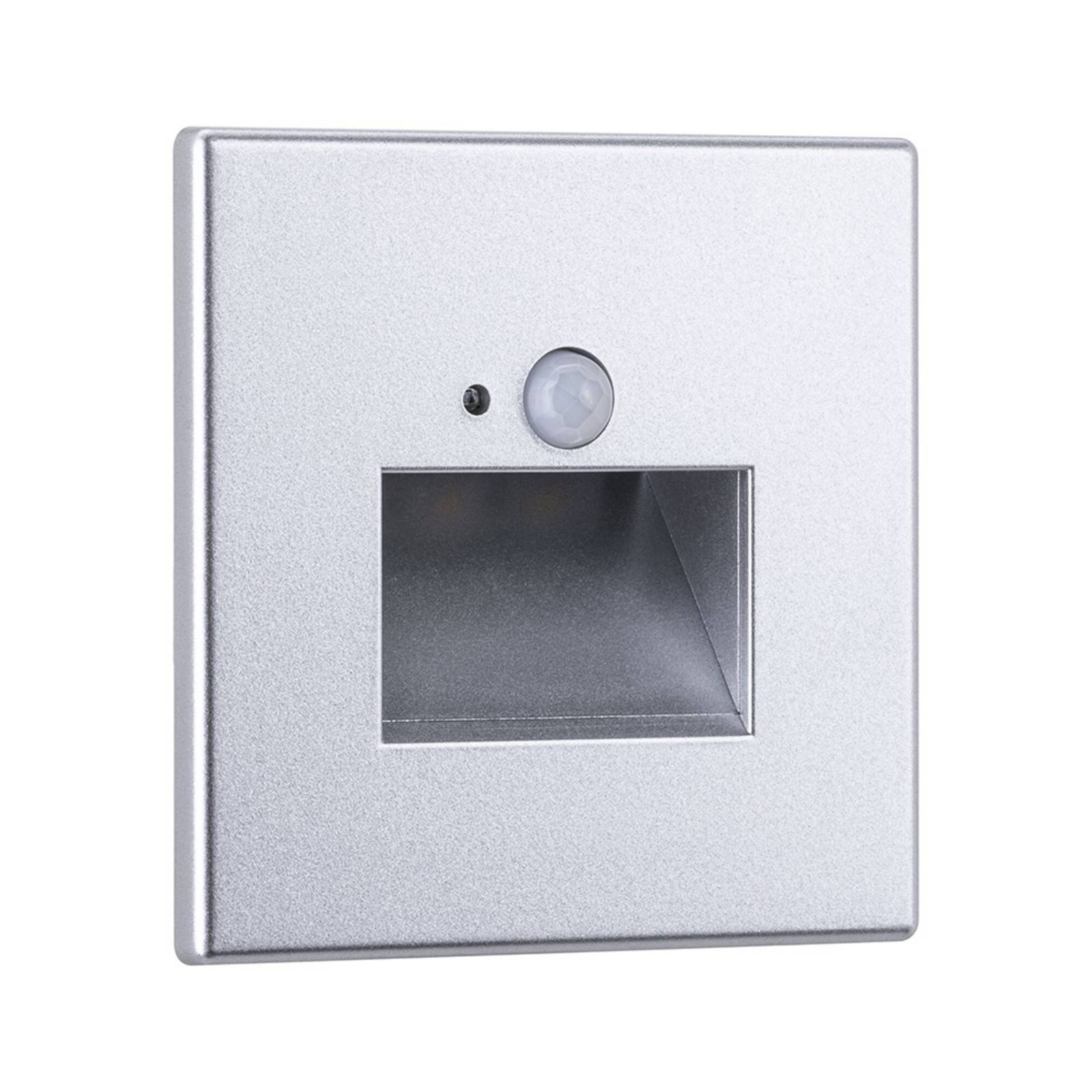 Paulmann LED-uppovalaisin Edge Quadro Square, mattakromi