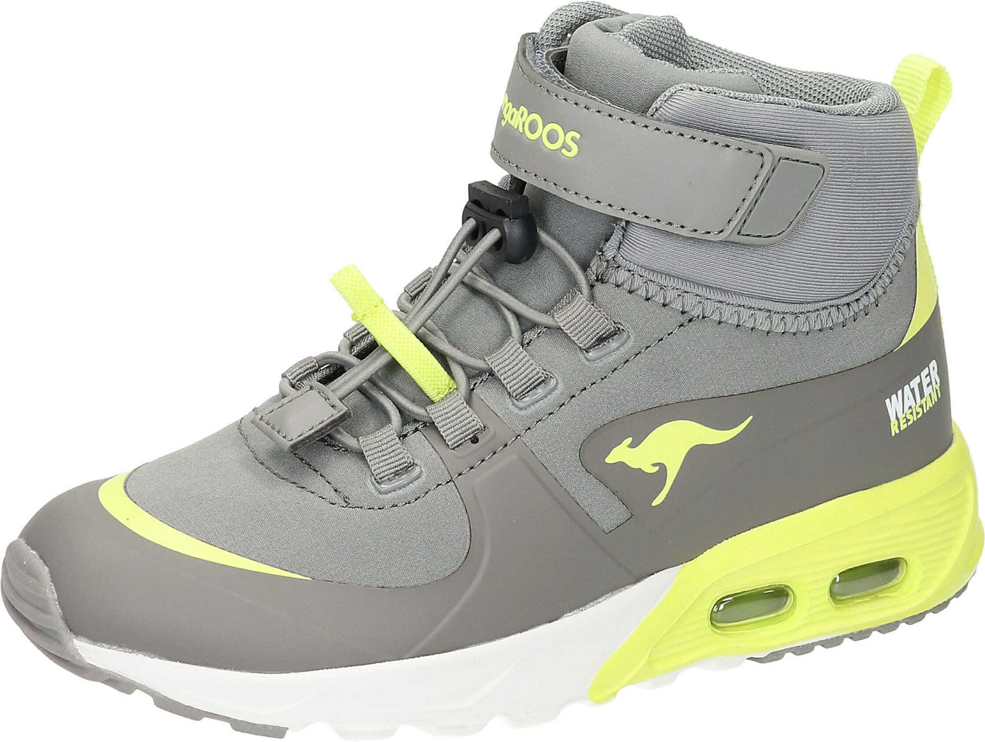 KangaROOS Tennarit 'KX HYDRO' neonkeltainen / harmaa