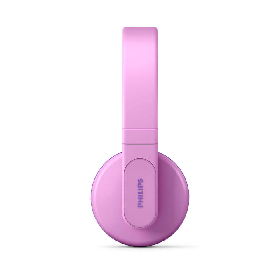 Philips K4206 Kids Wireless Stereo Usb-c Vaaleanpunainen