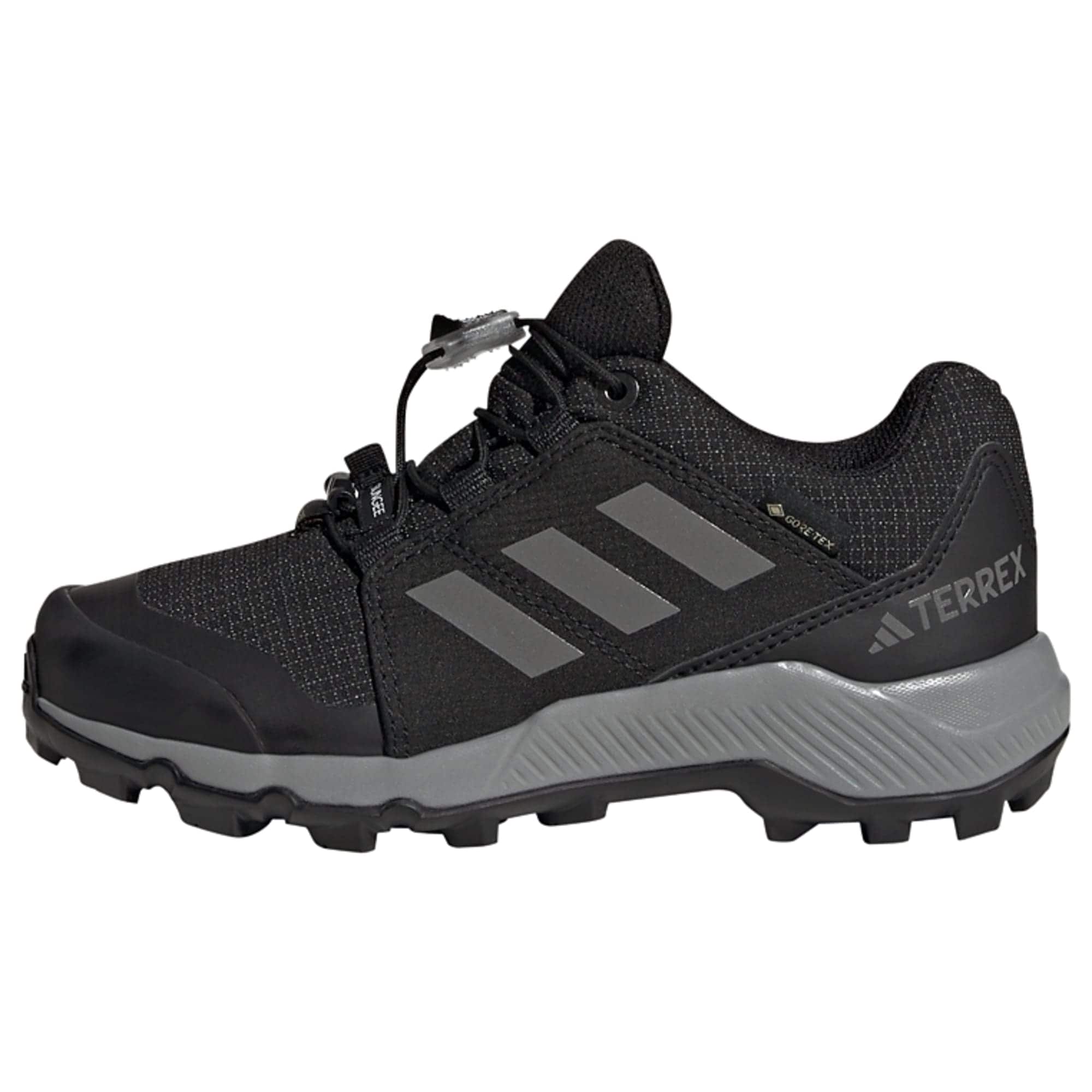 ADIDAS TERREX Ulkoilukengät 'GORE-TEX Hiking' tummanharmaa / musta
