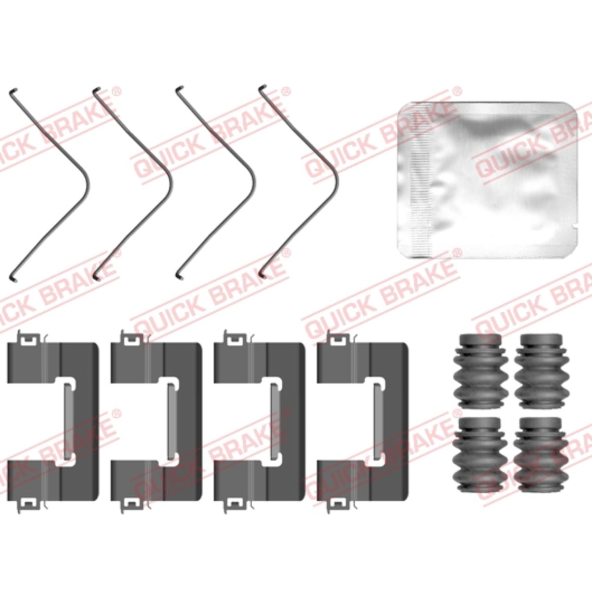 Jarrupalojen asennussarja QUICK BRAKE 109-0163