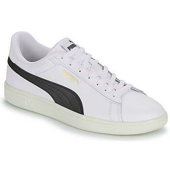 PUMA Matalavartiset tennarit 'Smash 3.0' kulta / musta / valkoinen