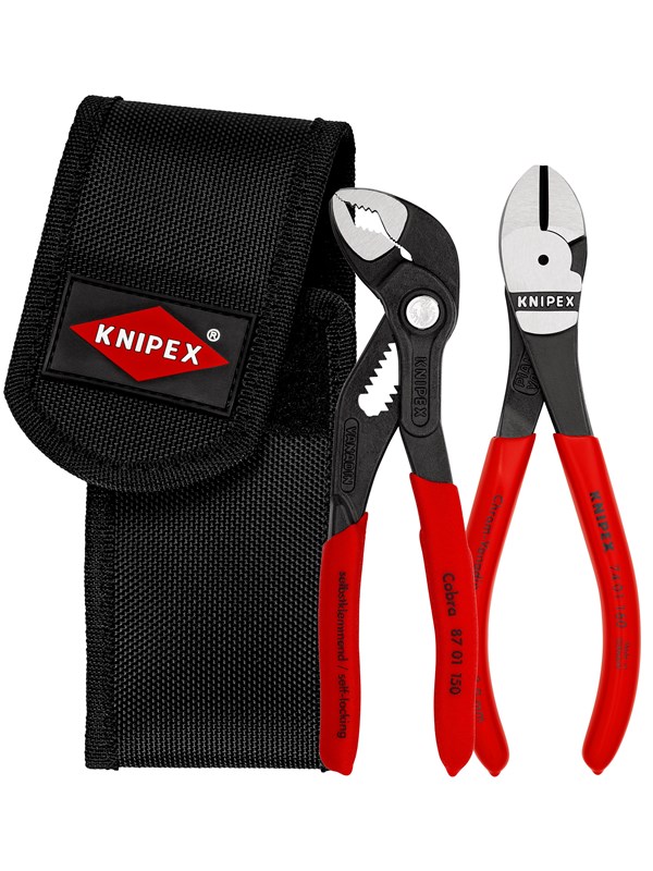 KNIPEX Minipihtisarjat, työkaluvyölaukussa