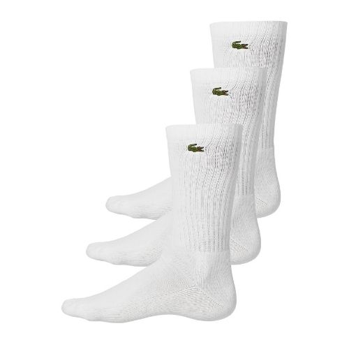 Lacoste Sport High-Cut Sukat 3-Pack White