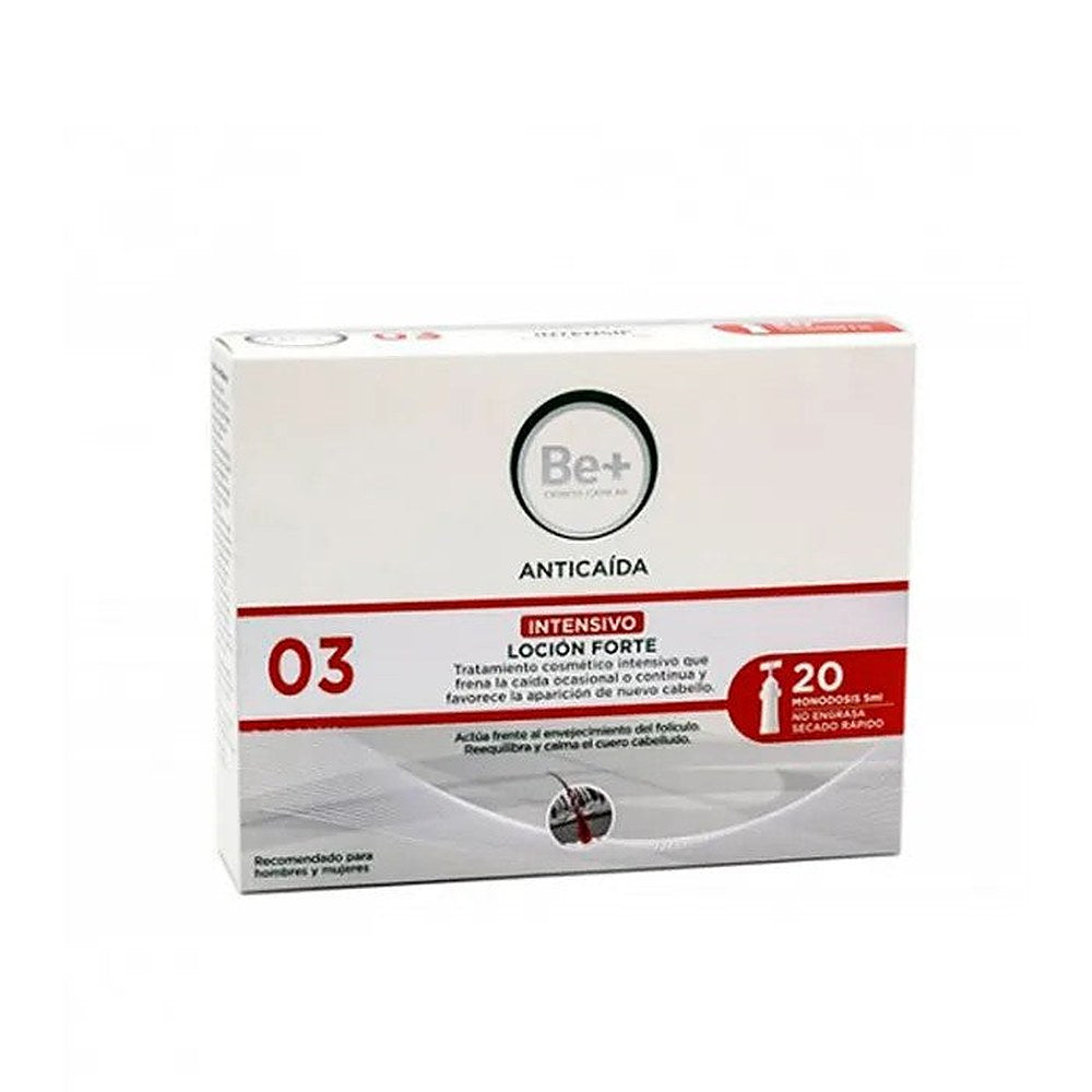 Be+ Voimakas hiustenlähtöä ehkäisevä voide 20x5 ml
