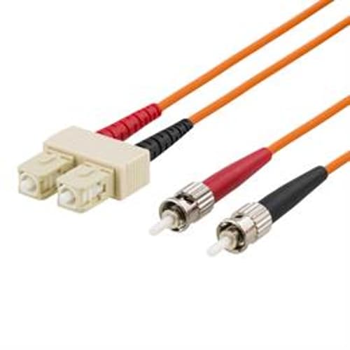 Kuitukaapeli ST=>SC Duplex, multimode 1m