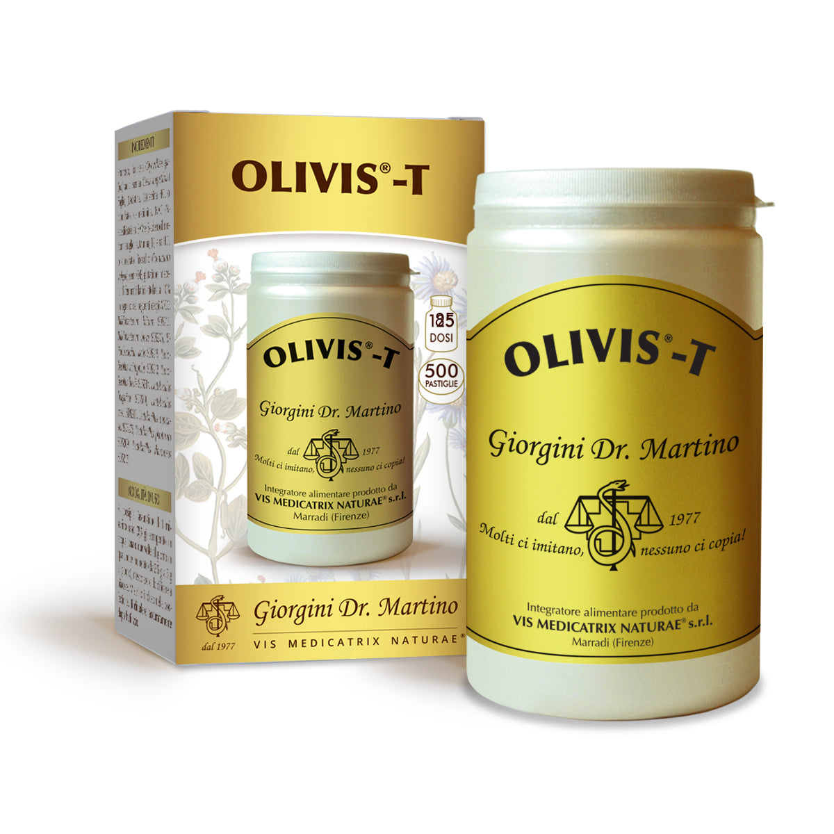 Dr Giorgini Olivis-T 200 g - 500 tablettia à 400 mg
