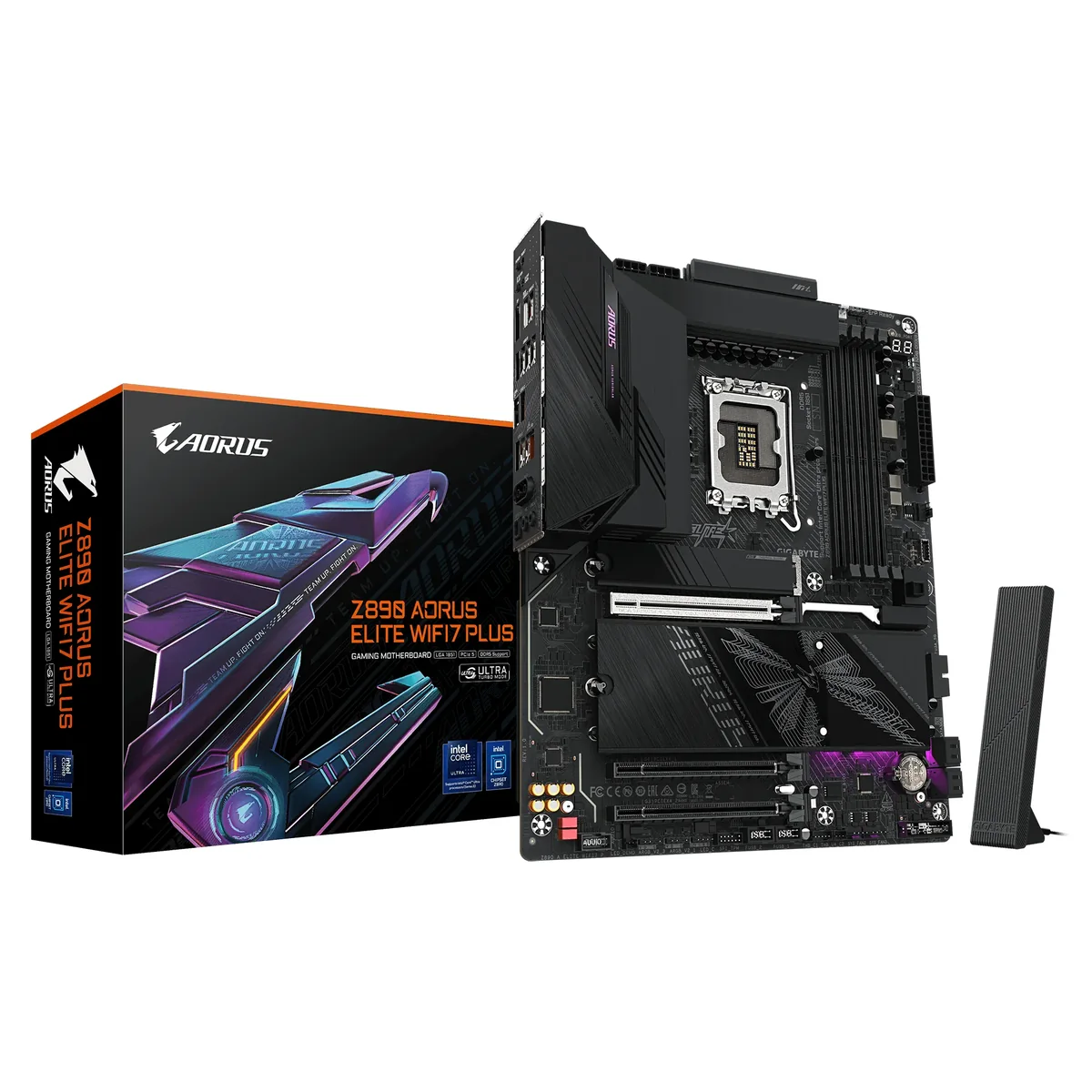GIGABYTE Z890 AORUS ELITE WIFI7 PLUS Emolevy - Intel Z890 - Intel LGA1851 - DDR5 RAM - ATX