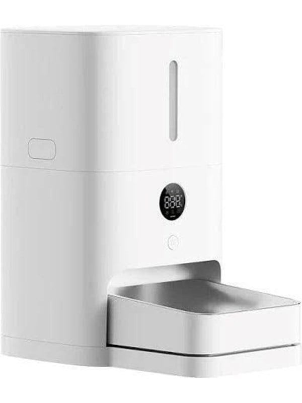 Xiaomi Smart Pet Food Feeder 2, Automaattinen lemmikinruokintalaite, Muovi, Ruostumaton teräs, Valkoinen, Sisätila, Kissa, 5 L