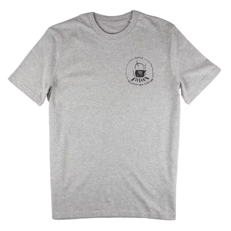 Lemmel Kaffe T-Shirt Relaxation Station Heather Grey - L