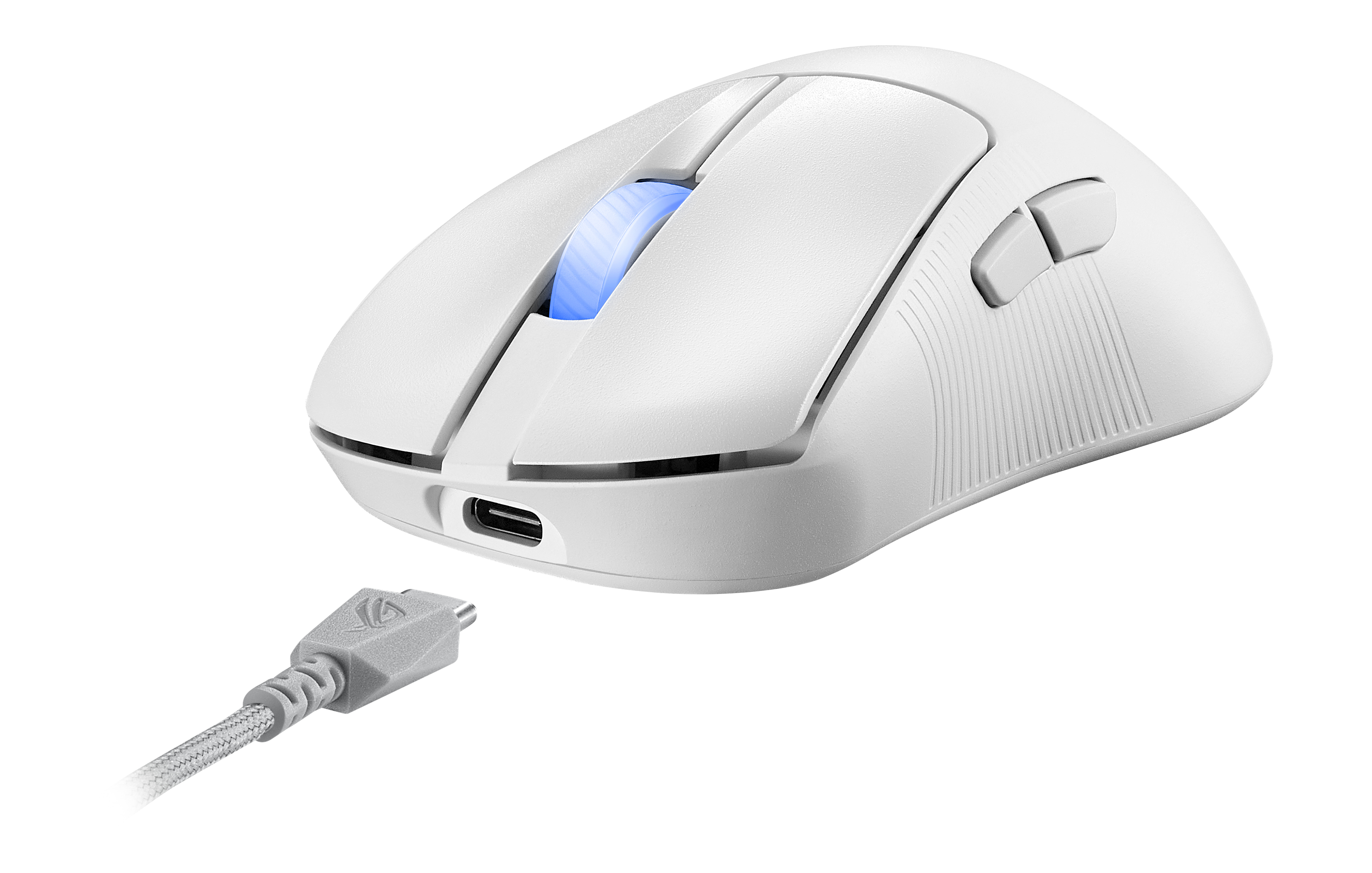 ASUS ROG Keris II Ace - 4K Wireless - Pelihiiri - Optinen - 5 painiketta - Valkoinen