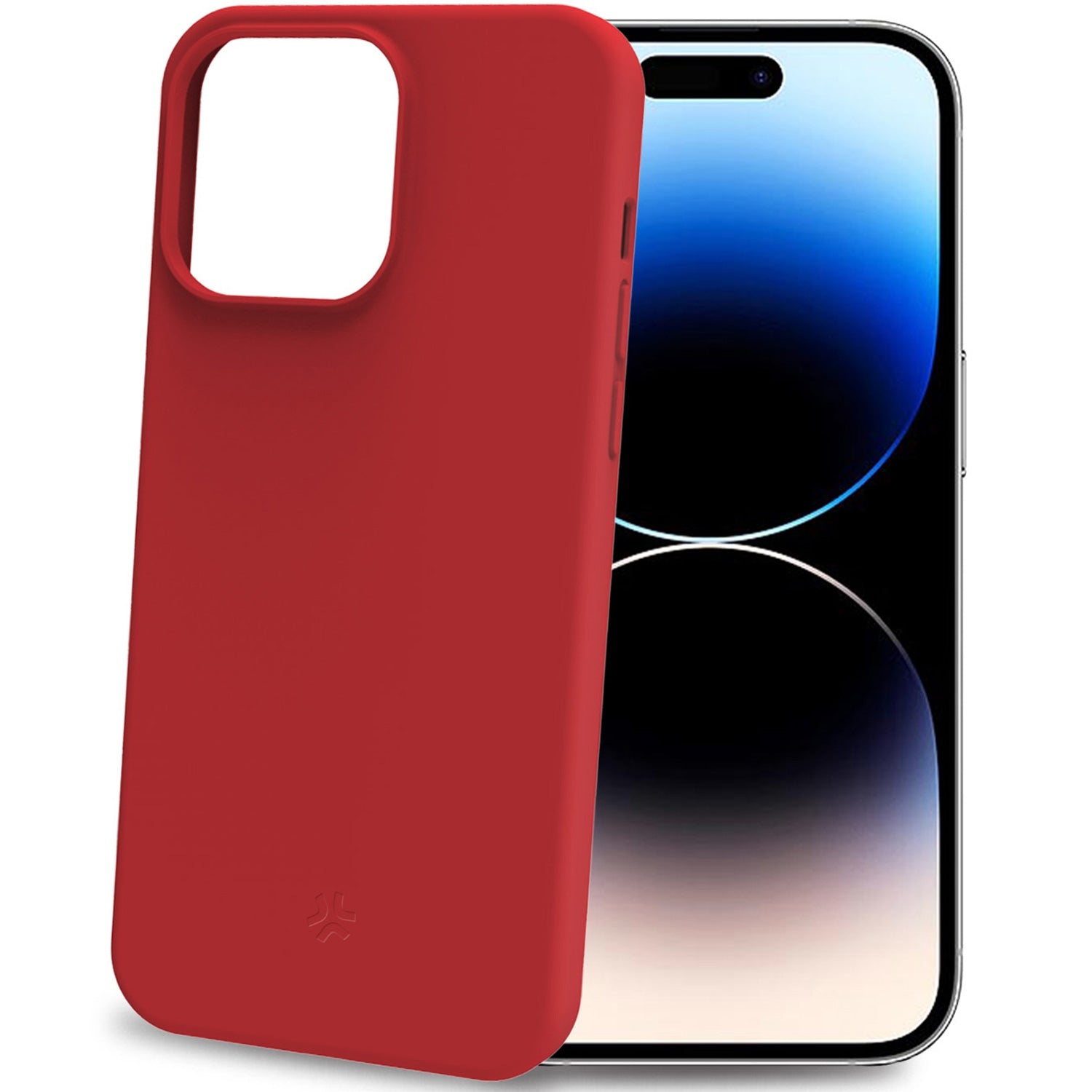 Celly Cromo Soft rubber case iPhone 15 Pro Röd