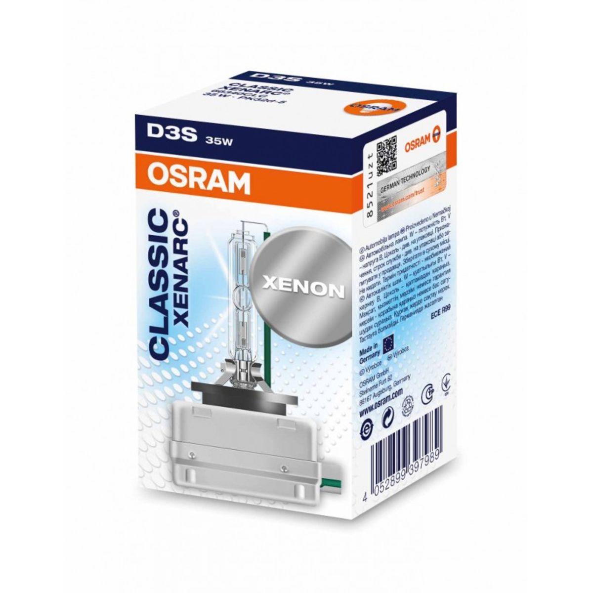 Xenon-polttimo OSRAM 66340CLC