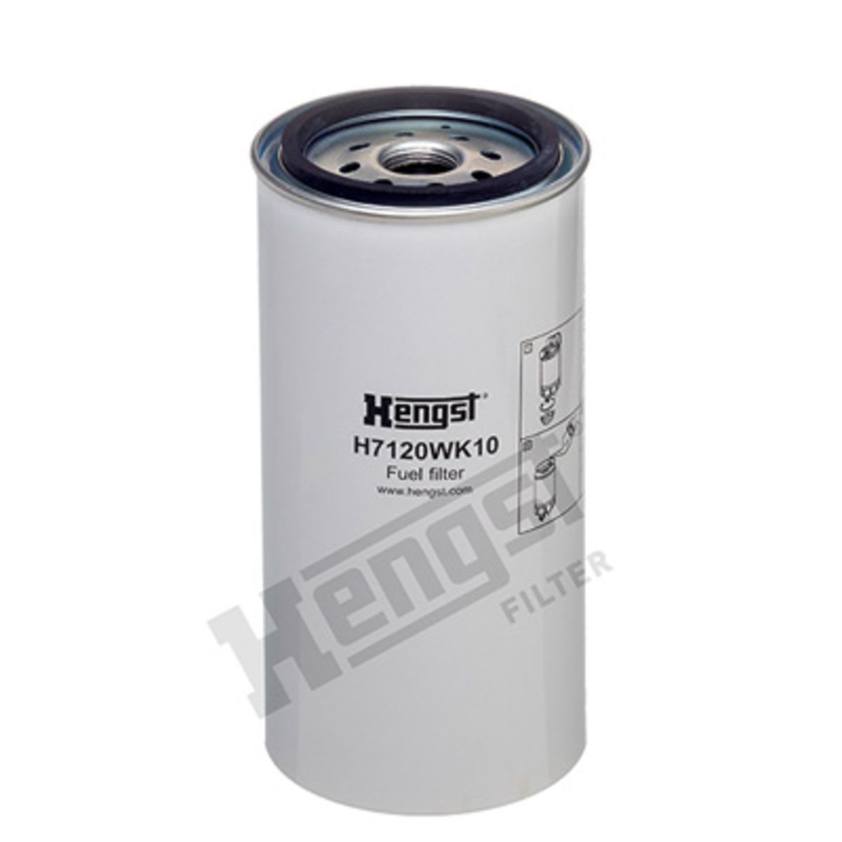 Polttoainesuodatin HENGST FILTER H7120WK10