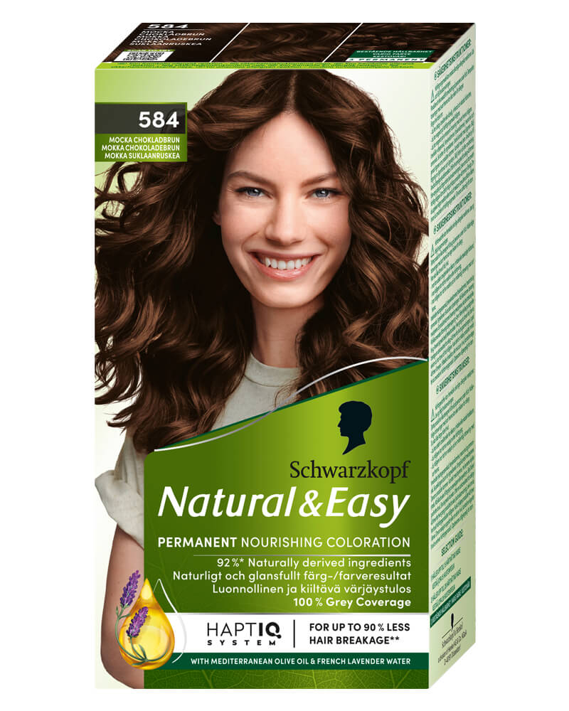Schwarzkopf Natural & Easy 584 Mocka Chokladbrun - 1 pcs