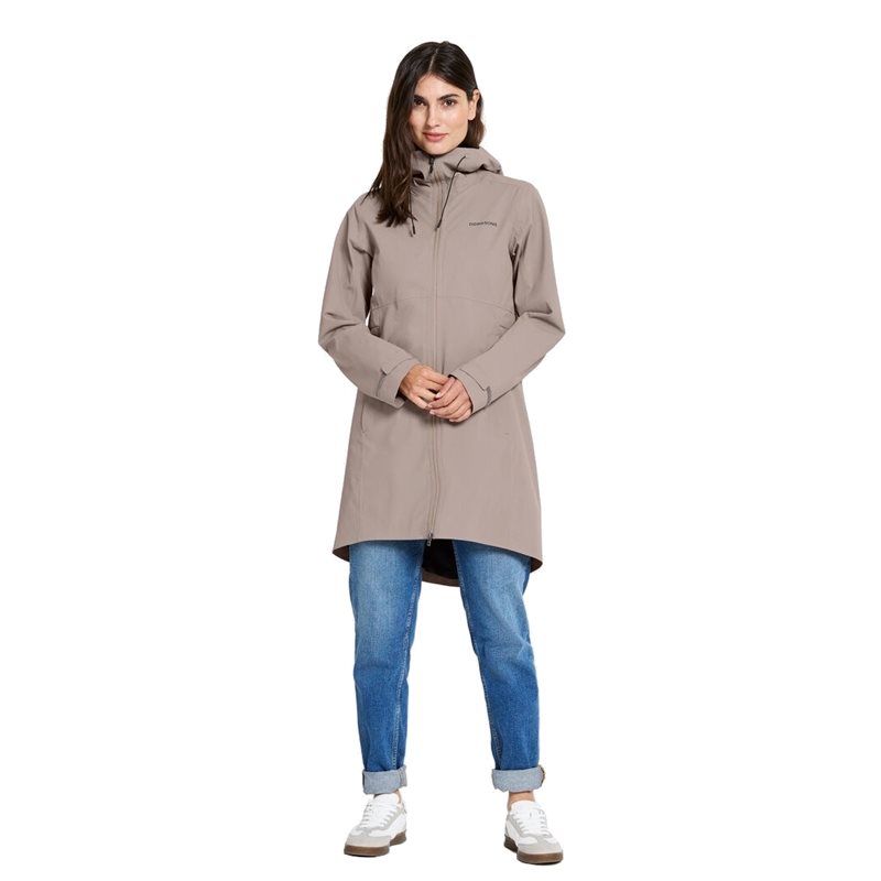 Didriksons Bea Wns Parka 6 Ash Brown - 40
