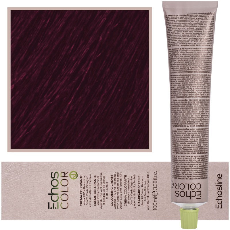 Värivoide Echosline Echos - Hiusväri 100 ml 6.26 | Punainen Vaaleanruskea Violetti