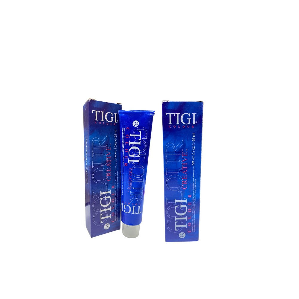 Hiusvärjäys TIGI Väri Creative Permanent 6/07 Ash Blonde Naturale Tumma 60ml