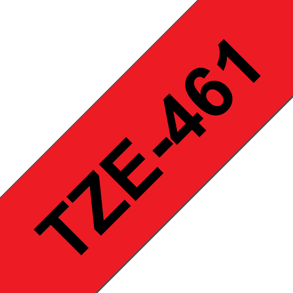 Brother TZE461 - Musta On Punainen - Roll (3.6 cm x 8 m)