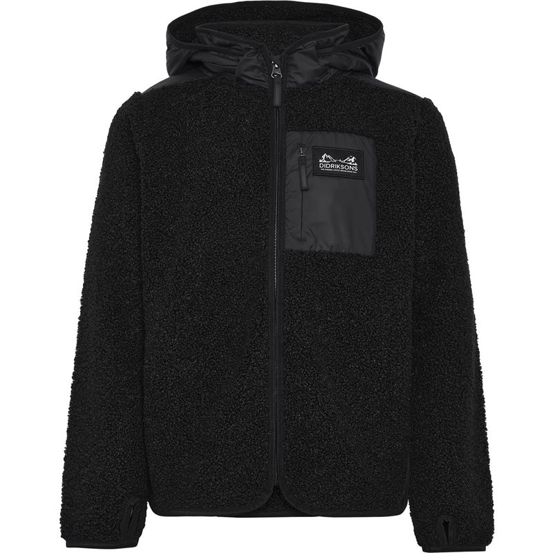 Didriksons Exa Kids Fz 3 Black - 170 cl