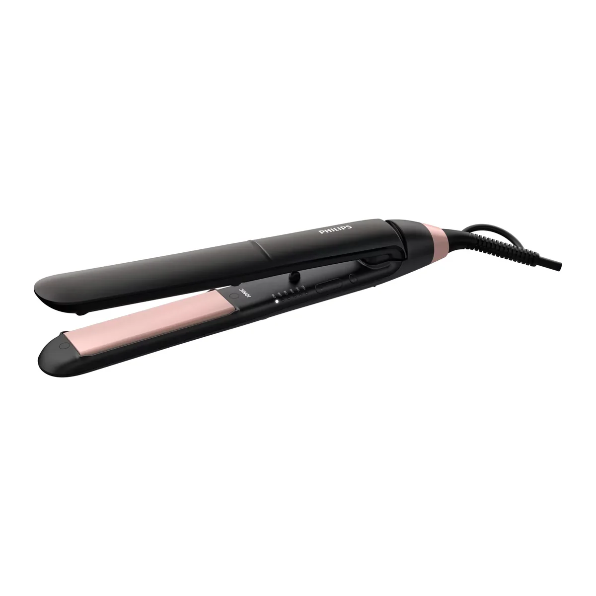 Philips StraightCare Essential BHS378/00 -suoristusrauta, musta/pinkki