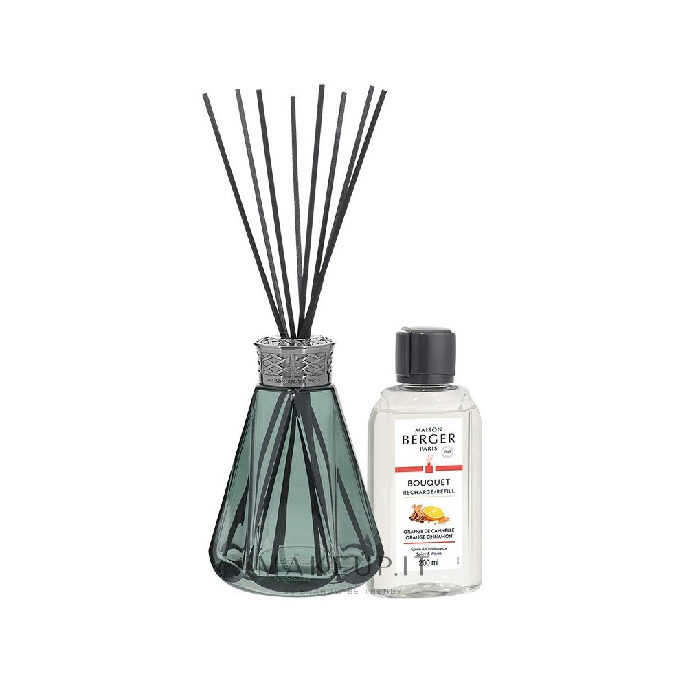 Maison berger paris Vintage pyramidisarja (vihreä) - Aromidiffuusori lahjasetti + täyttö - 200 ml