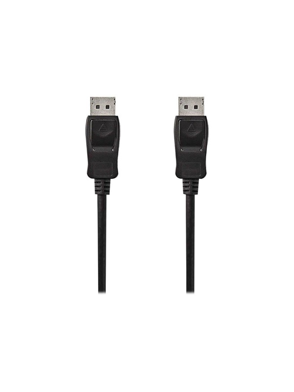 Nedis DisplayPort kaapeli | DisplayPort uros | DisplayPort uros | 4K@60Hz | Kullattu | 2.00 m | Pyöreä | PVC | Musta | Laatikko