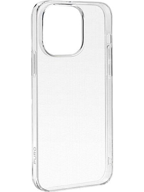 Puro iPhone 15 Pro 0.3 Nude TPU suojakuori, läpinäkyvä