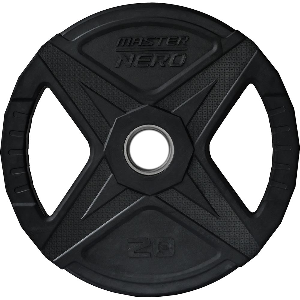 Master Fitness Nero Rubber Plate, Viktskivor gummerade - 20 kg