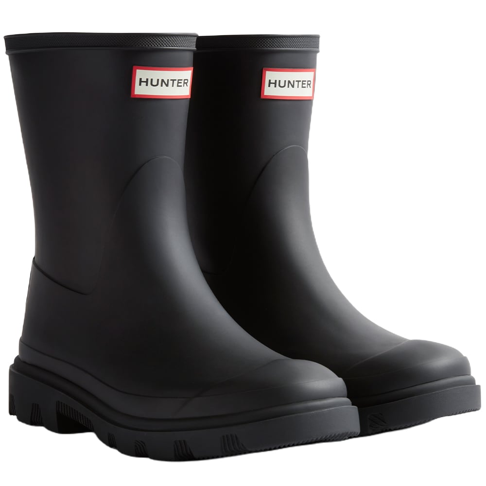 Hunter Boots Downpour Short Boot Black