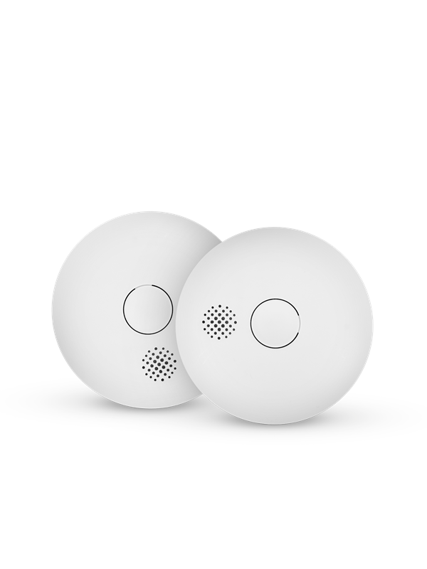 Housegard Luma Smart wireless series-connected smoke alarm incl. 10-year battery 2-pack, white