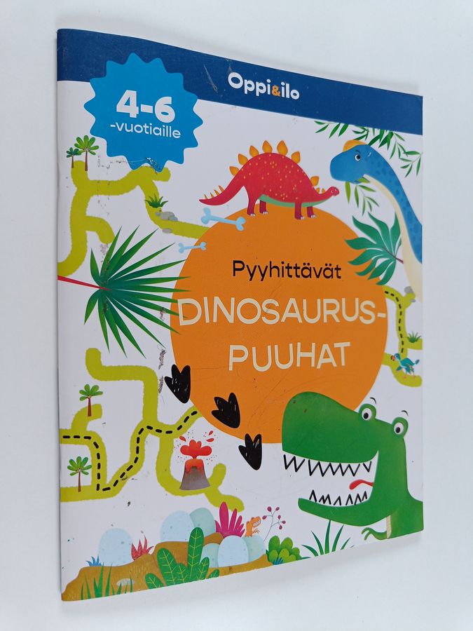 Pyyhittävät Dinosauruspuuhat -puuhakirja 4-6 v