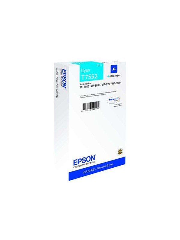 Epson Epson T7552 Mustepatruuna Cyan T7552 Vastaa: N/A
