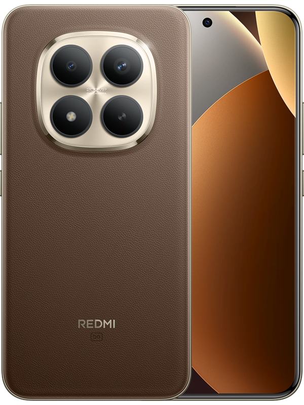 Xiaomi Redmi Note 15 Pro+ 5G, 17,4 cm (6.83), 2772 x 1280 pikseliä, 8 GB, 256 GB, 200 MP, Ruskea