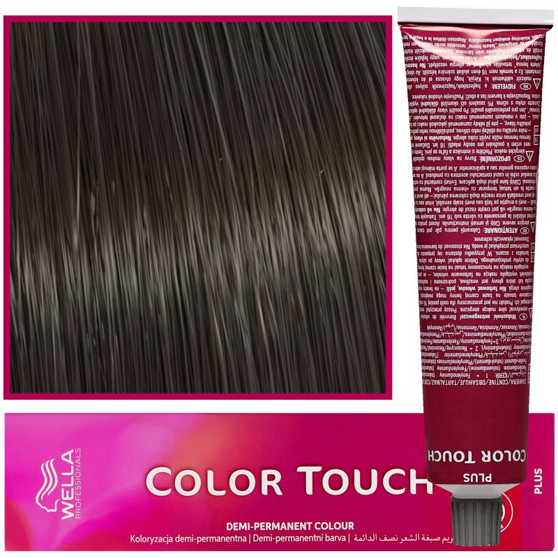 Hiusväri WELLA COLOR TOUCH 60 ml 44/07 Keskiruskea intensiivinen Vaaleanruskea (Mocha)