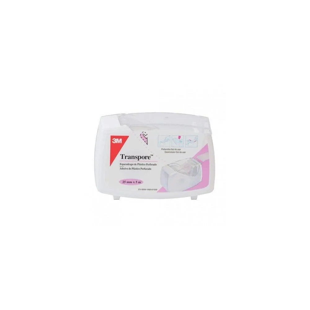 Ioox Transpore Valkoinen Kipsi 5 MX 2,5 cm 3m
