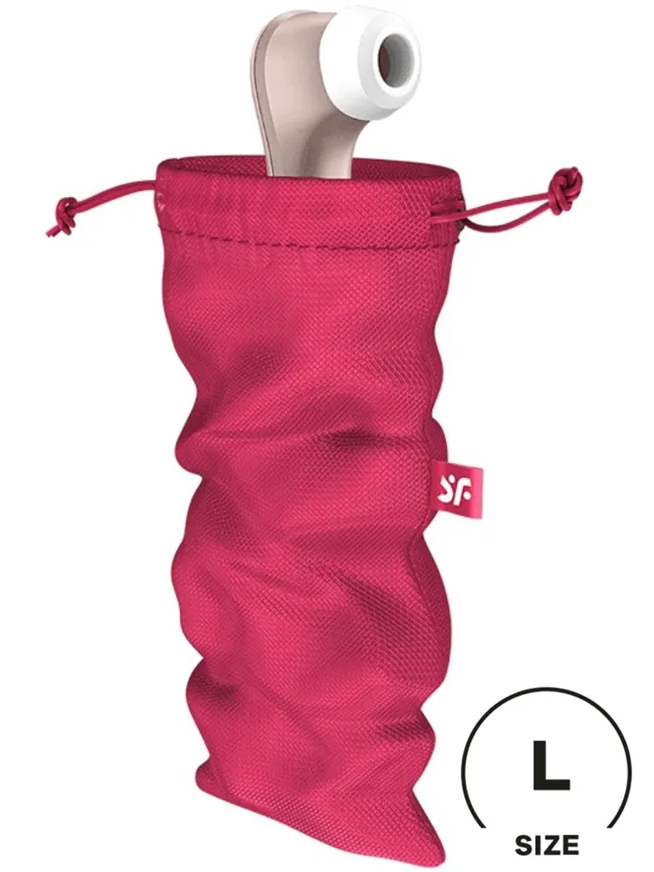 Satisfyer Treasure Toy Bag Large Pink Säilytyspussi