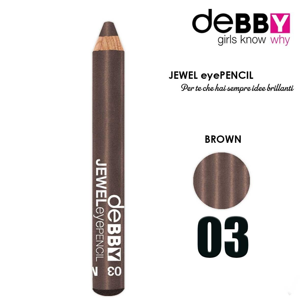 Debby Jewel-silmäkynä 03 Brown Metal