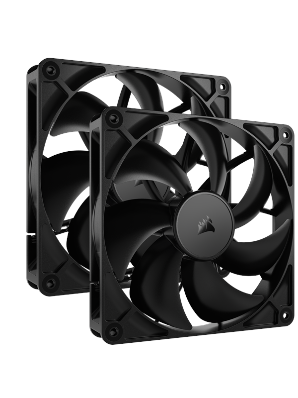 Corsair RS140 - dual-pack - Kotelotuuletin - 140mm - musta - 36 dBA