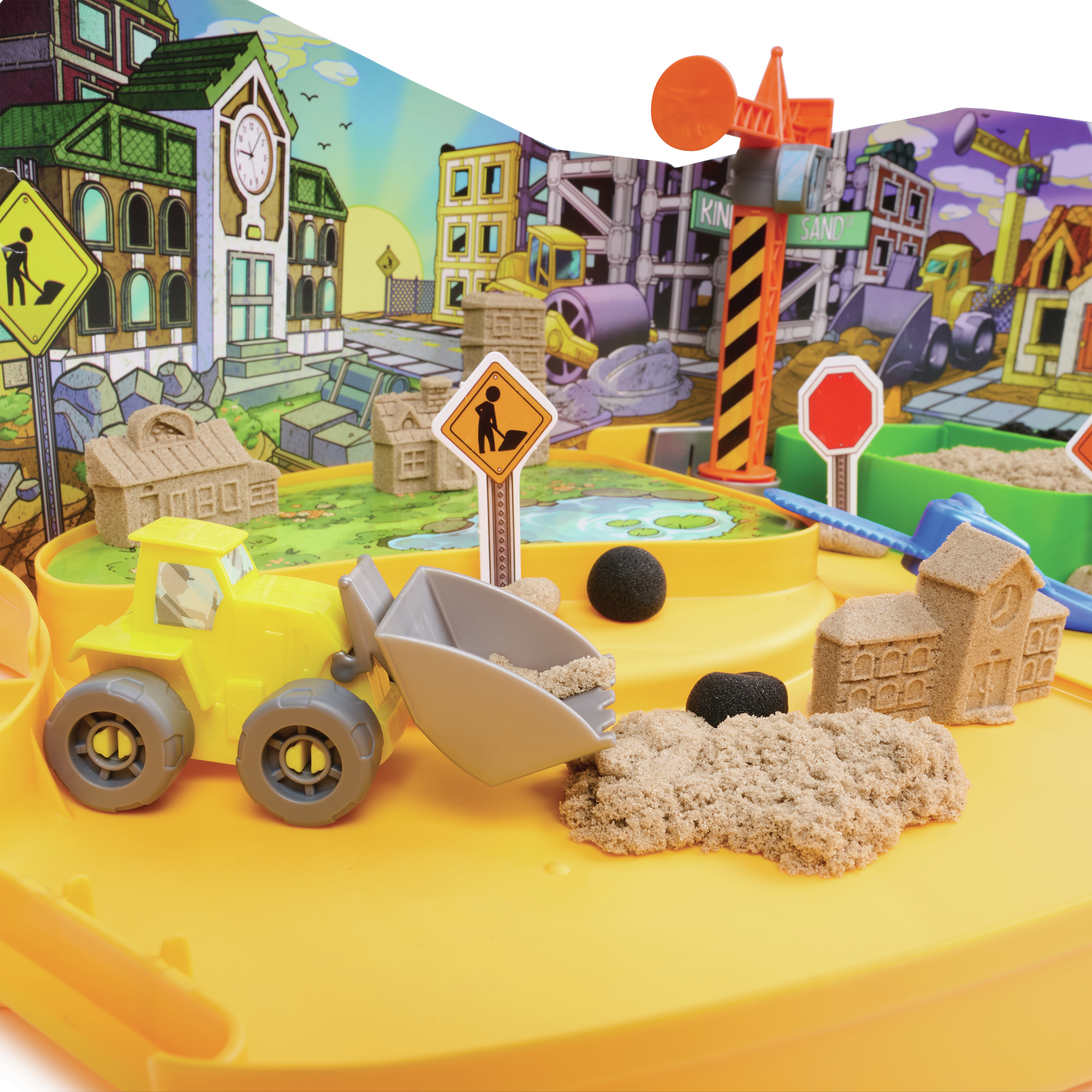 Kinetic Sand Construction Zone