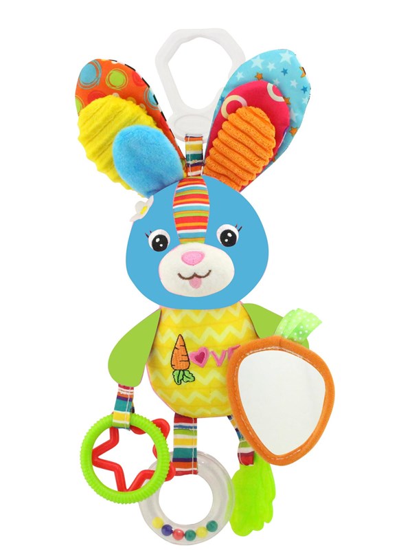 Aktiviteettilelu Rabbit Blue Happy Baby