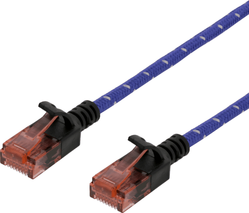 Deltaco Kytkentäkaapeli Rj-45 Cat 6a 2m Sininen