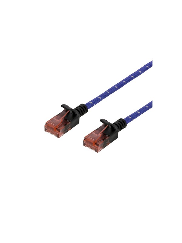 Deltaco Kytkentäkaapeli Rj-45 Cat 6a 2m Sininen