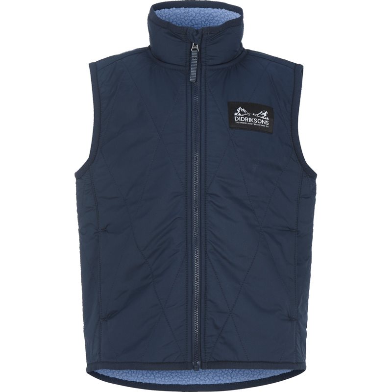Didriksons Rime Kids' Vest Navy - 120