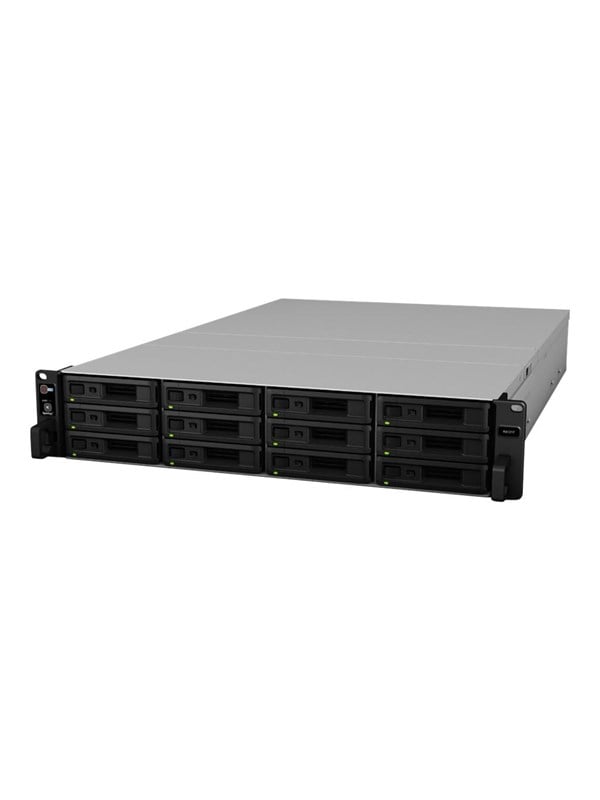 Synology RX1217RP - Tallennustilan laajennusyksikkö, Musta/Harmaa