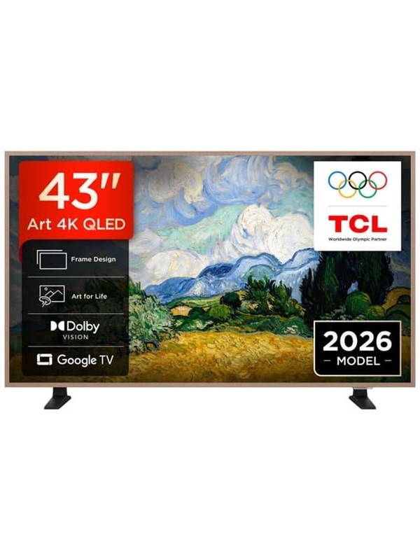TCL A400 Pro 43A400 Pro, 109,2 cm (43), 3840 x 2160 pikseliä, QLED, Älytelevisio, Wi-Fi, Valkoinen