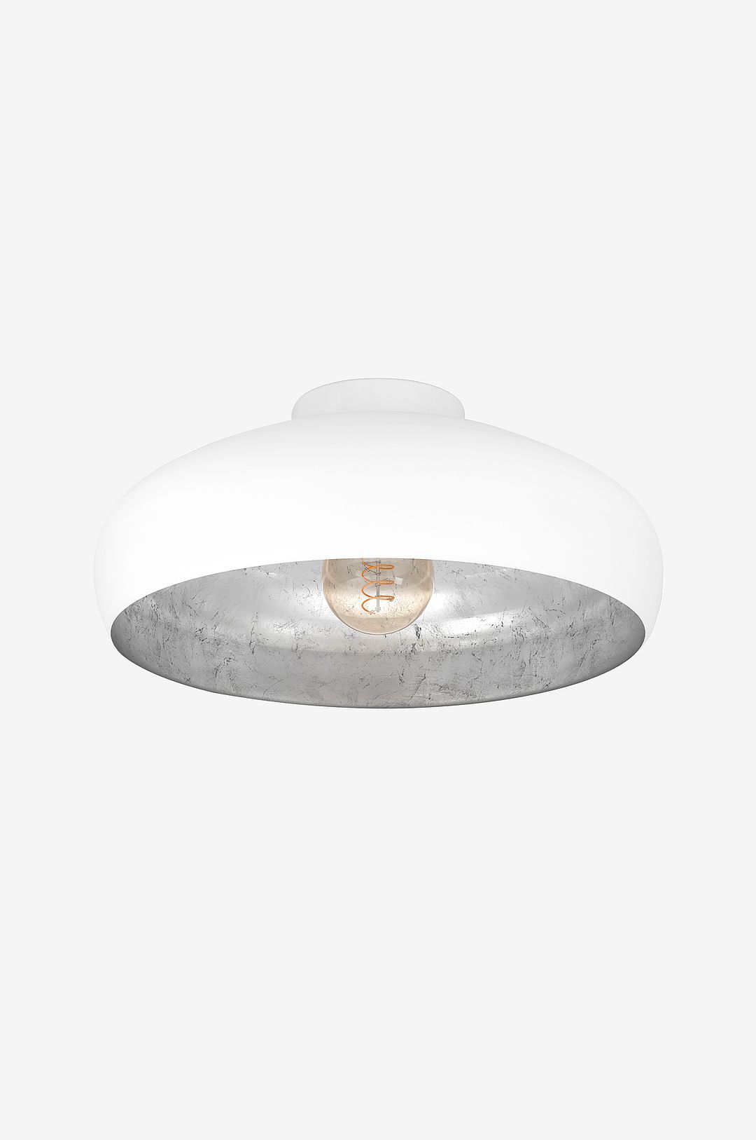 Kattovalaisin Mogano metallia, Ø40 cm, valkoinen