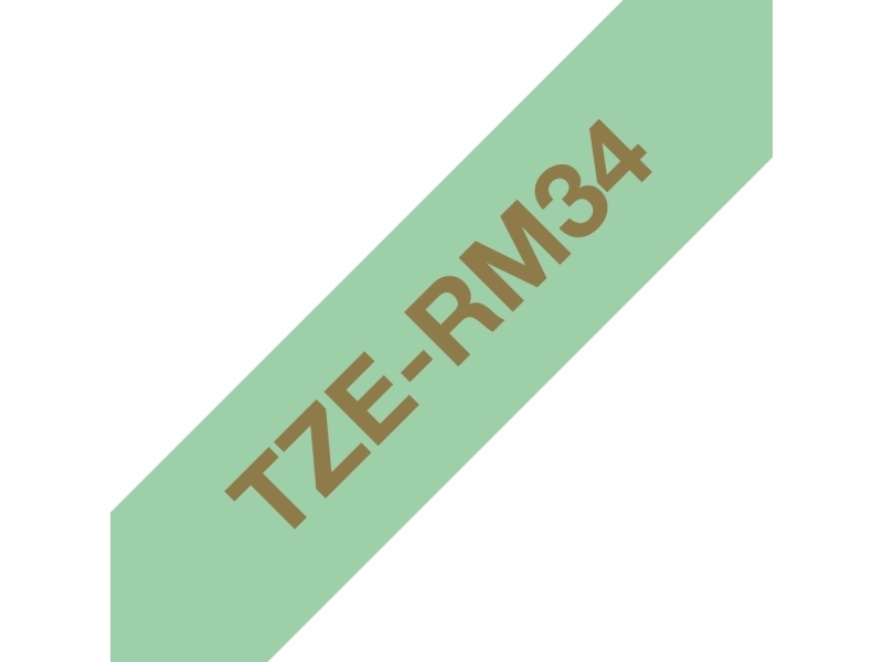 Brother TZE-RM34, Kultaa mintunvärillä, TZe, Vihreä, Lämpösiirto, Kiina, 5 vuosi/vuosia