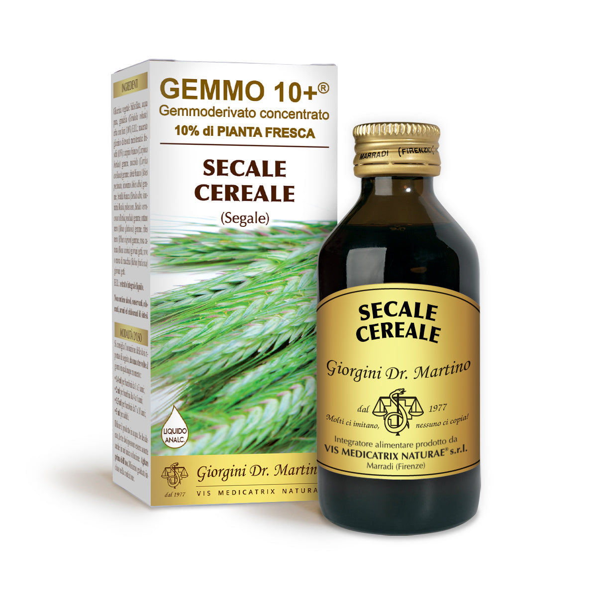 Dr Giorgini gemmo 10+ ruis 100 ml alkoholitonta nestettä