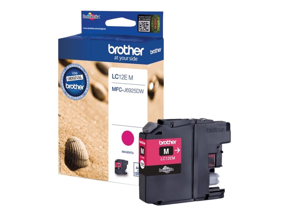 Brother LC-12EM -mustekasetti, magenta